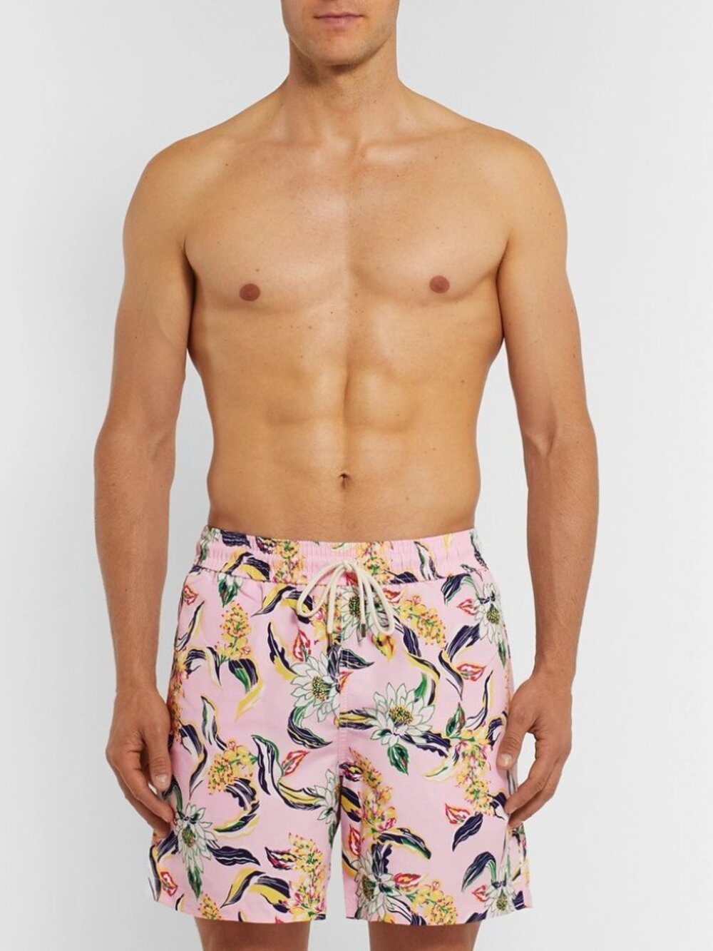 Polo Ralph Lauren Mid-Length Floral-Print Swim Shorts - Size Medium - NWOT